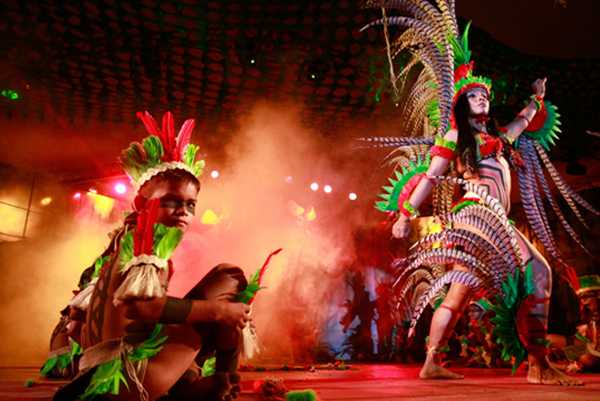  Maues 28 novembro 2009 - Encenação da lenda do Guaraná na 30 festa do Guaraná de Maues.Fotos: Fernando Cavalcanti