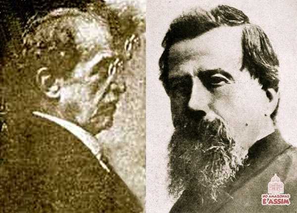 Carvalho Franco (a esquerda) nasceu em Campinas, em 1858/59 e faleceu em Manaus em 1927, onde se estabeleceu. Está enterrado no cemitério de São João Batista. __ Amilcare Ponchielli (a direita) nasceu em 31 de Agosto de 1834 e faleceu em 17 de Janeiro de 1886. Foi um compositor italiano de óperas.