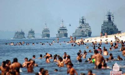 Marinha Brasileira chega em Manaus para parar os manifestantes