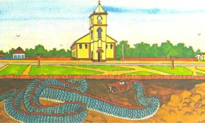 A lenda da cobra grande de Catedral de Itacoatiara