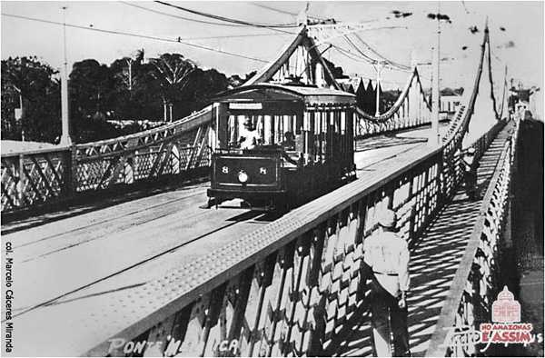 Ponte de ferro, Manaus,1950