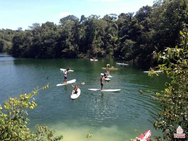 Lago Verde, Manaus. Excelente local para praticar Stand Up Paddle (SUP)