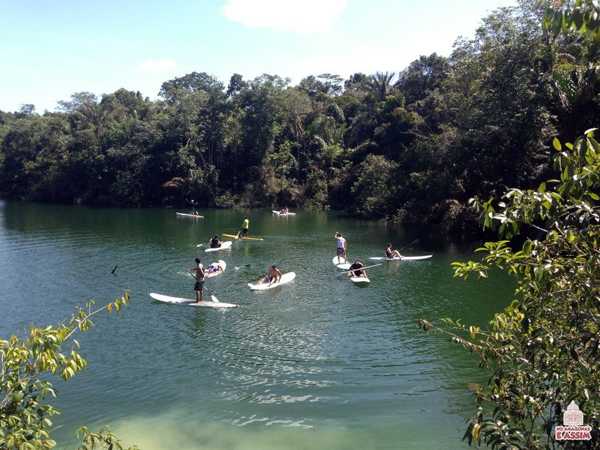 Lago Verde, Manaus. Excelente local para praticar Stand Up Paddle (SUP)
