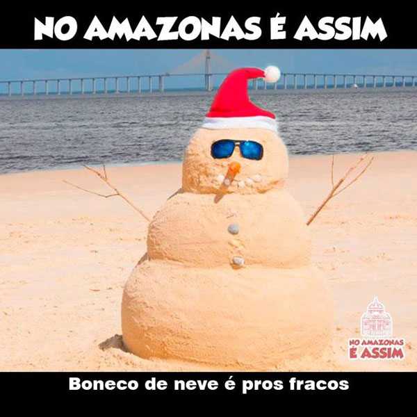 Boneco de Neve de Areia
