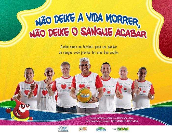 Campanha do HEMOAM Homenageia o Futebol Amazonense