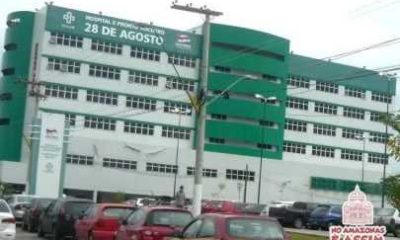 Hospital 28 de Agosto localizado no bairro Adrianópolis