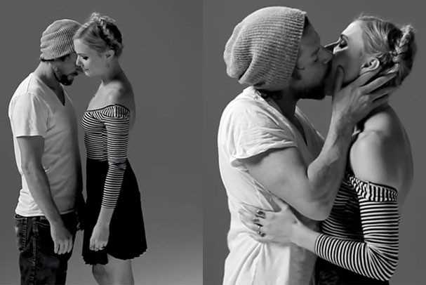 Vídeo mostra reações de pessoas beijando desconhecidos / Reprodução Youtube