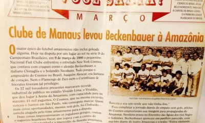 Clube de Manaus levou Beckenbauer à Amazônia