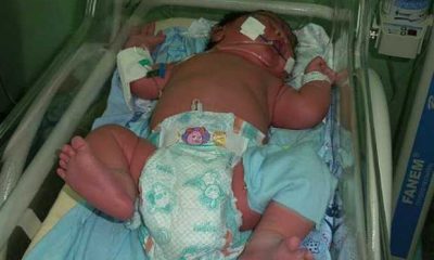 Bebê nasceu com quase 7 kg em Parintins (Foto: Arquivo Pessoal)