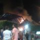 Incêndio avassalador na Praça de Alimentação do Dom Pedro