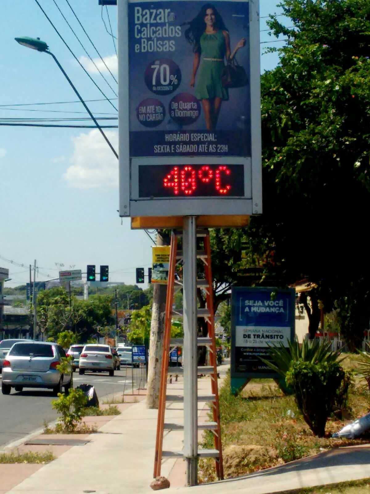 Manaus registra temperatura recordedos últimos 90 anos
