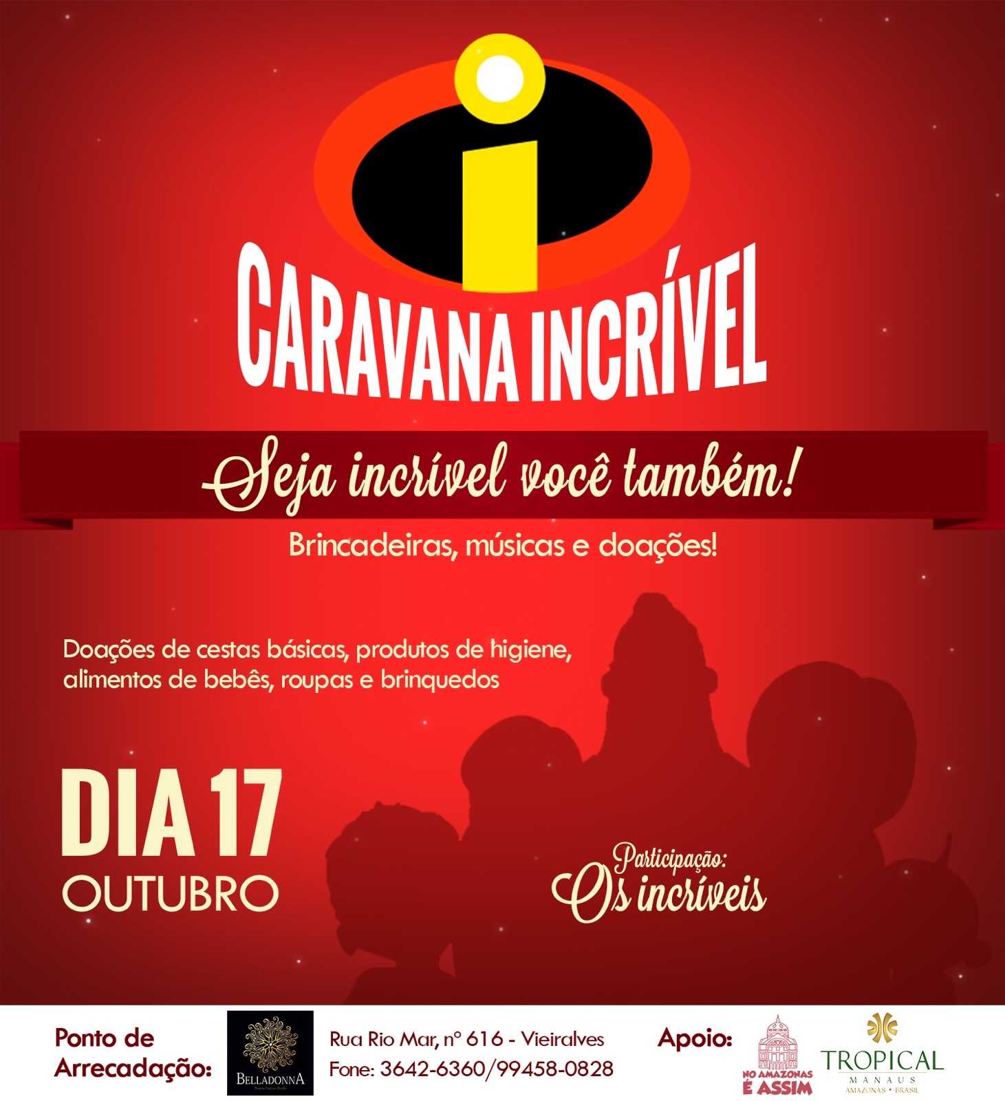 Projeto Caravana Incrível visa levar alegria e esperança para crianças em Manaus