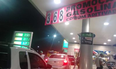 Promoção de Gasolina R$ 3,68 em Manaus