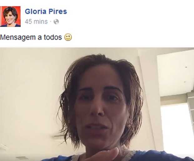 Gloria Pires comentou memes após participar de transmissão do Oscar na Globo (Foto: Reprodução/Facebook/Gloria Pires)