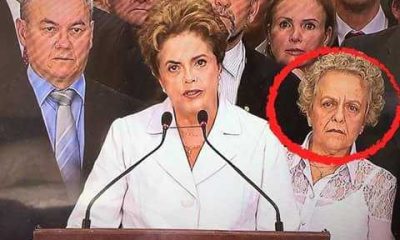 Saiba quem é aquela senhora de cabelos brancos ao lado de Dilma