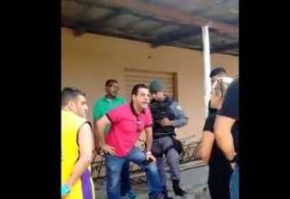 Vídeo: Irmão de senador do Amazonas ameaça pessoas após filho se envolver em acidente