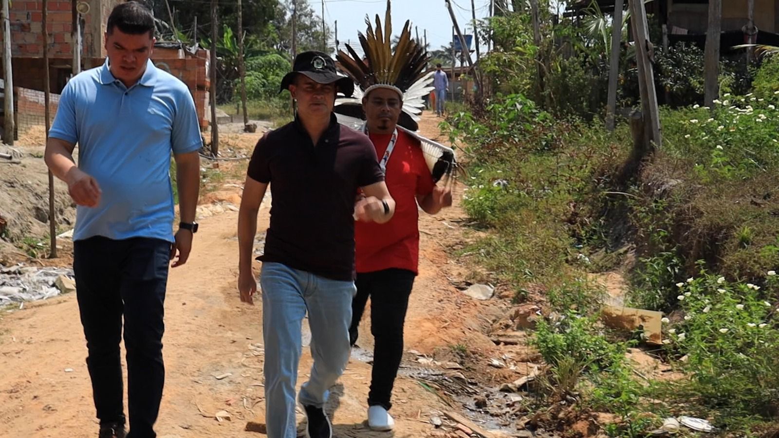 Pref. David Almeida anuncia pavimentação de vias em comunidades do Tarumã-Açu na zona Oeste de Manaus / Foto : Divulgação