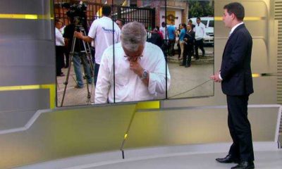i Peixoto, da TV Globo, se emocionou nesta quinta-feira (1º), durante o "Jornal Hoje"