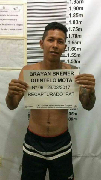 Bryan Bremer recapturado - Imagem de divulgação