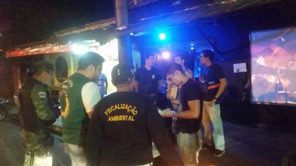  Agentes da Semmas e policiais Civis atuam estabelecimentos irregulares/Foto: Divulgação