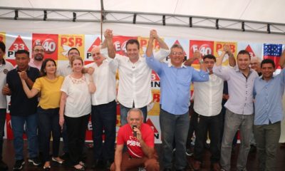 Marcelo Serafim (PSB) e Sirlam Cohen (PMN) oficializam campanha para governo do AM