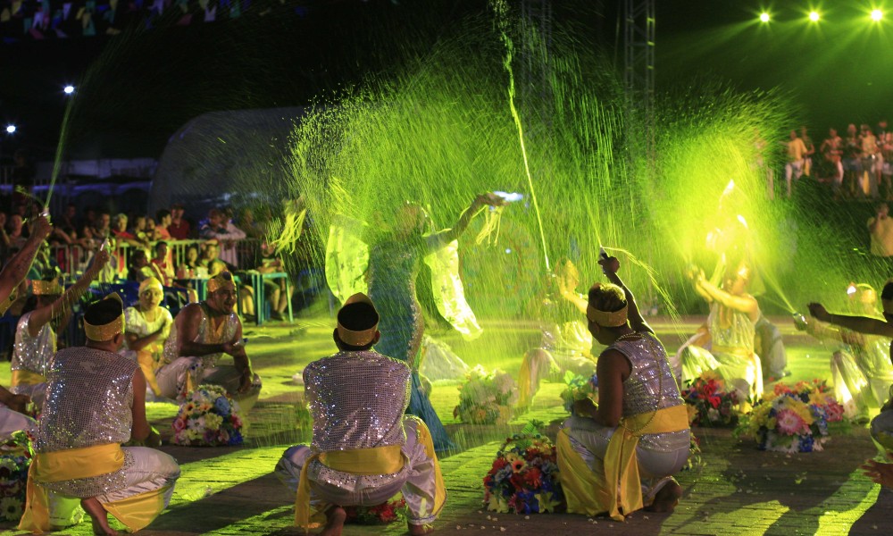 A Dança Africana, originária de Tefé, apresenta os orixás no 47º Festival Folclórico de Tefé