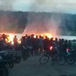 Explosão de Pontão de Combustível incendeia embarcações / Divulgação via Whatsapp