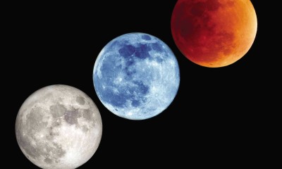 NASA transmitirá nesta quarta-feira a Super Lua + Lua Azul + Lua Vermelha!