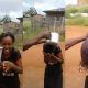 Adolescente troca ‘ovada’ por banho de açaí em comemoração e viraliza na internet