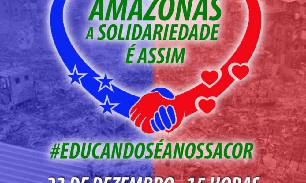 Evento "No Amazonas, solidariedade é assim” une bumbas Garantido e Caprichoso