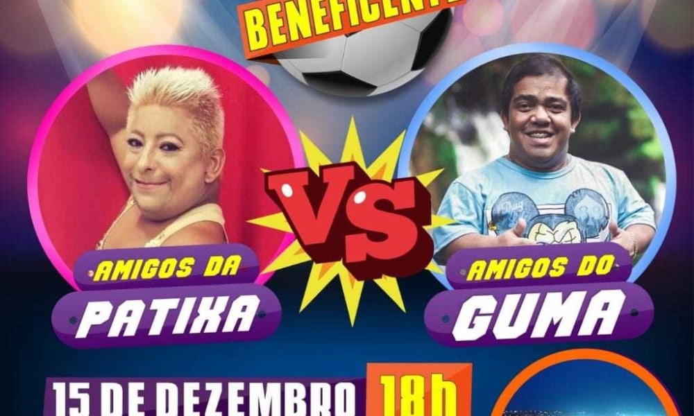 Vem aí a partida de futebol mais irreverente do ano no estado do Amazonas: Amigos da Patixa vs Amigos do Guma