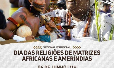 Aleam realizará Sessão Especial pelo Dia das Religiões de Matrizes Africanas e Ameríndias