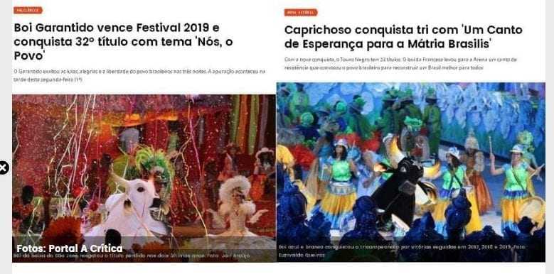 ERRAMOS: A Crítica esclarece matéria sobre ‘resultado’ do Festival de Parintins