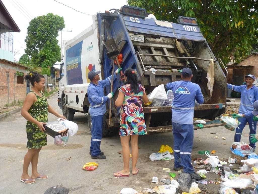 Coleta de Lixo em Manaus / Foto : Divulgação