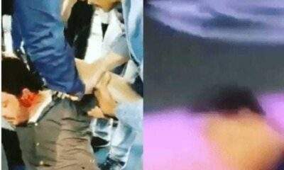 Vídeo mostra suposta garrafada que Danilo Gentili teria levado na cabeça e fãs se assustam