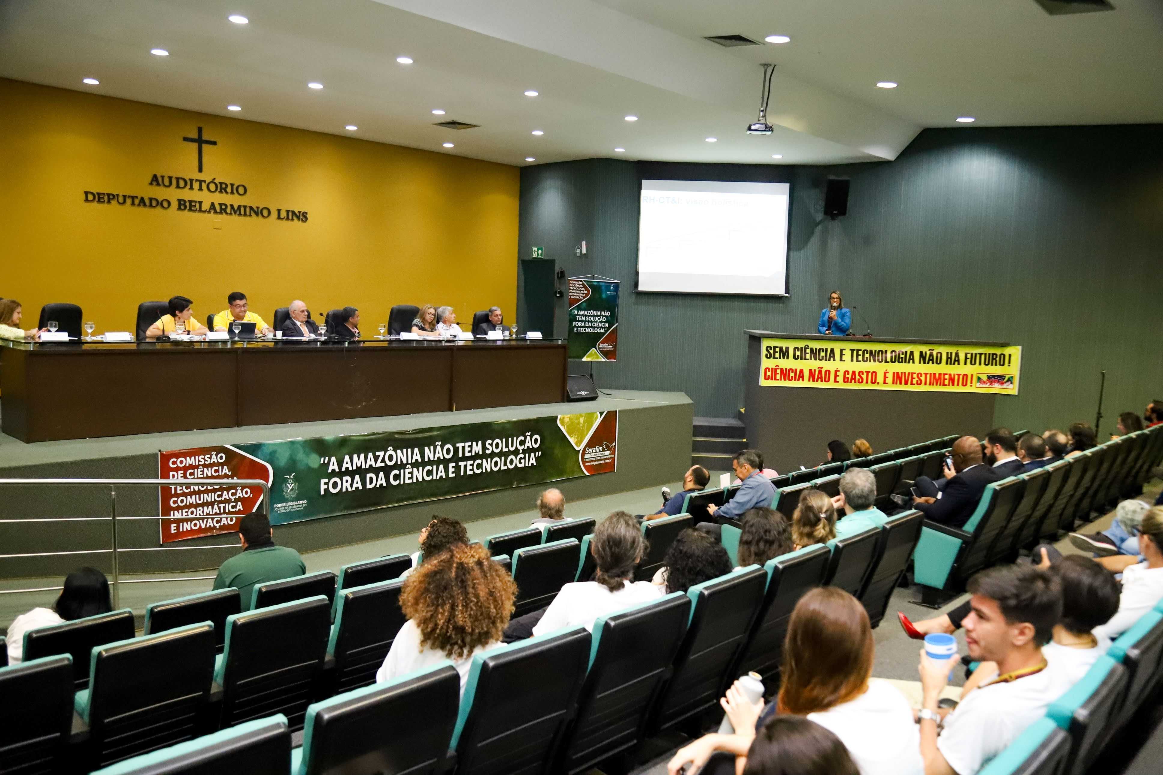 Fomento à CT&I no Amazonas é apresentado em audiência pública / Foto : Érico Xavier