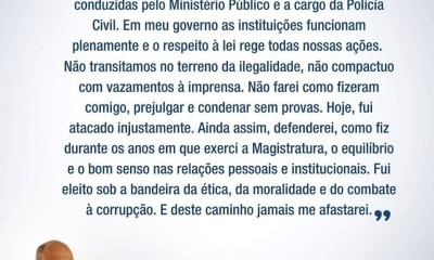 Witzel tá mordido com Bolsonaro após acusá-lo de vazar investigação sigilosa