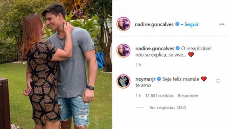 Nadine Gonçalves, mãe de Neymar, está namorando com o modelo Tiago Ramos / Reprodução Instagram