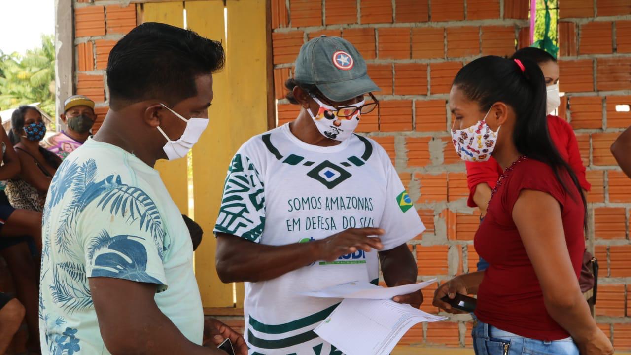 600 famílias quilombolas de Barreirinha são contempladas com cestas básicas / Divulgação 