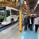 Comitiva vistoria produção de 300 novos ônibus para o transporte público de Manaus, em fabricação no RJ