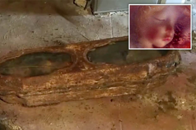 Corpo de menina morta há 145 anos é encontrado intacto durante reforma de casa