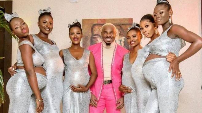 Empresário nigeriano vai a casamento com seis mulheres que estariam grávidas dele / Divulgação