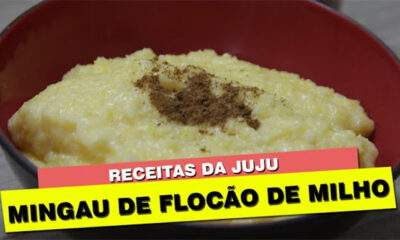 Receitas da Juju: Mingau de Flocão de milho