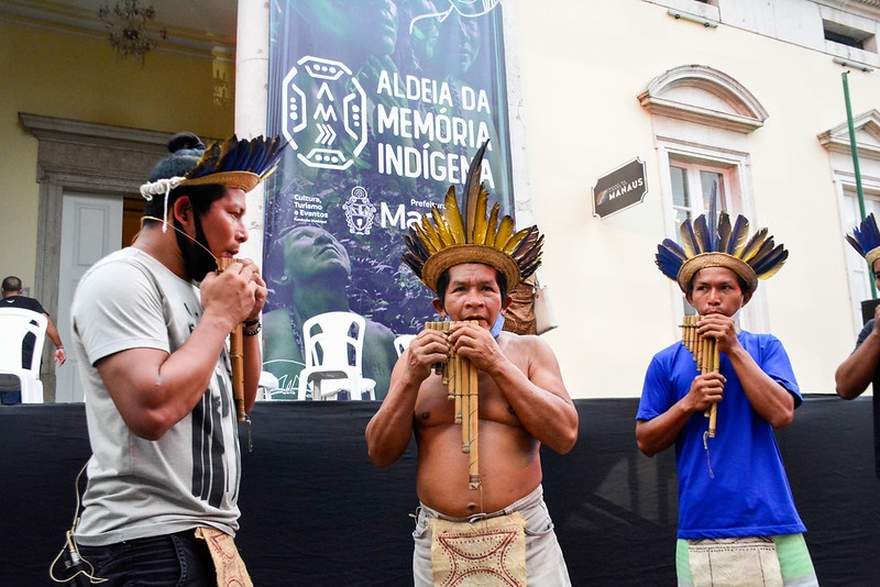 No Marco Zero da Capital, Prefeito David pede perdão histórico aos índios de Manaus!