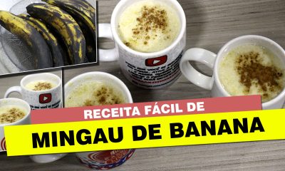 Como fazer Mingau de Banana Pacovã madura com jeitinho amazonense