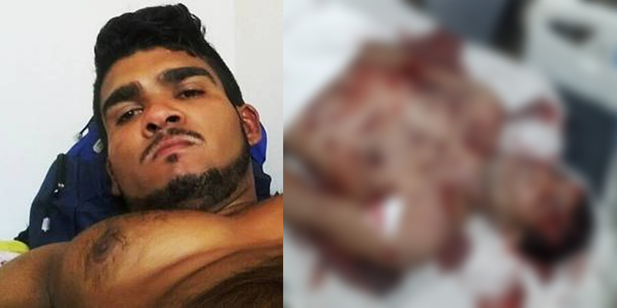Serial Killer Lázaro Barbosa foi metralhado com no mínimo no mínimo 38 tiros e chegou no Hospital sem vida