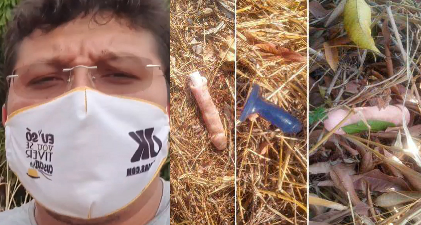 Vídeo : População encontra penis de borracha e vibradores jogados no lixo e leva tudo pra casa!