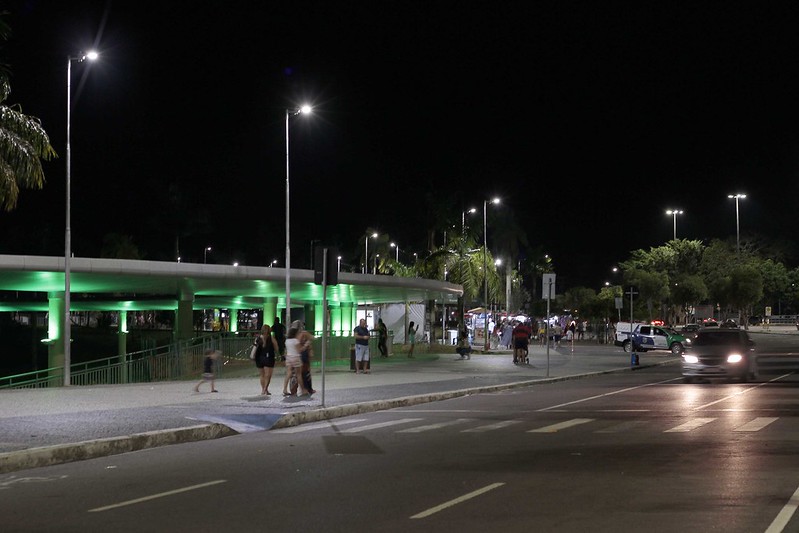 Setembro Verde : Praia da Ponta Negra recebe luzes verdes para incentivar o transplante de órgãos!