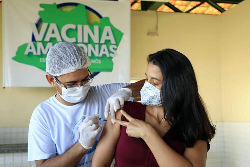 Governo do Estado chega a marca de 500 mil doses de vacinas aplicadas em mutirões da campanha Vacina Amazonas / Foto: Herick Pereira /Secom