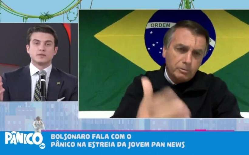 André Marinho deixa Bolsonaro mordido e presidente abandona entrevista ao vivo : "Tigrão com Humorista e Tchutchuca com STF"
